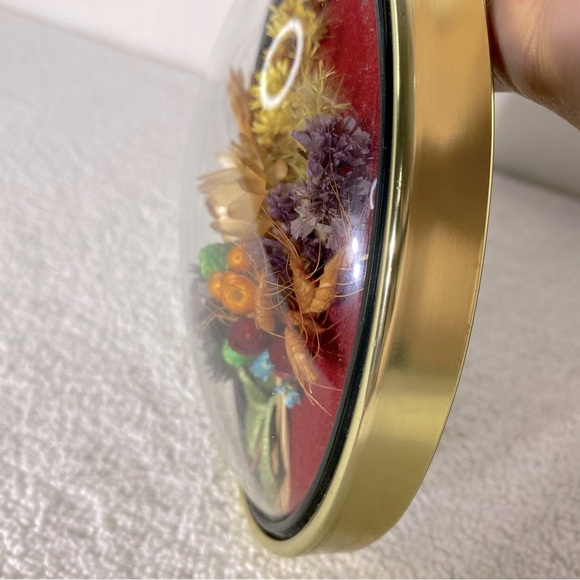 Vintage Cideart Dried Floral 3D Wall Art - Picture 7 of 13